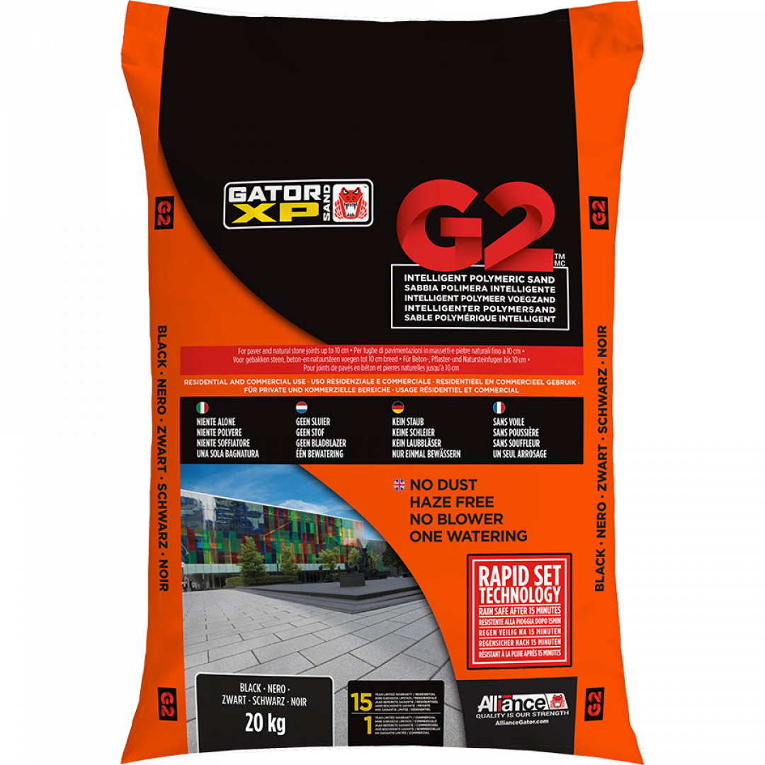 G2 XP Gator sand 20 KG (zwart)