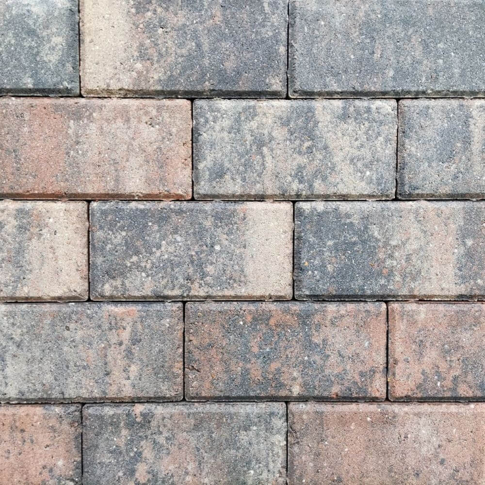 Betonstraatsteen tricolore (21x10,5x6)
