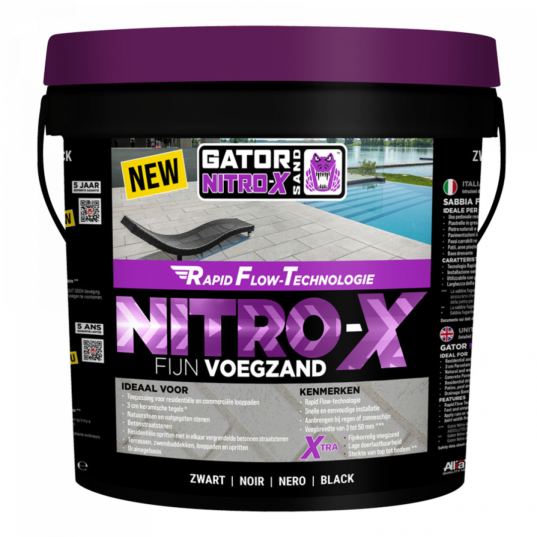 Nitro X 12,5 KG (zwart)
