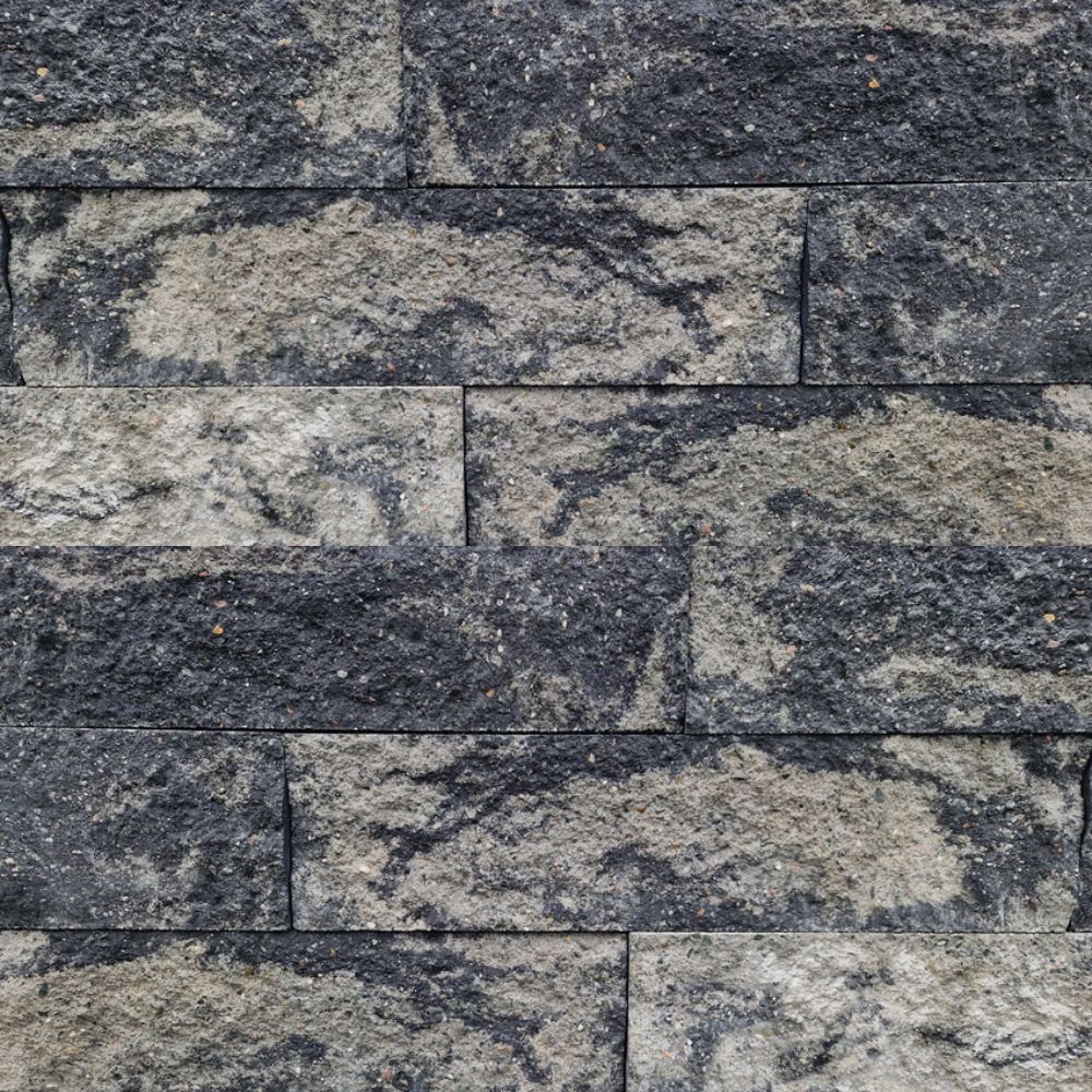 Splitrock xl (15x15x60) grijs/zwart