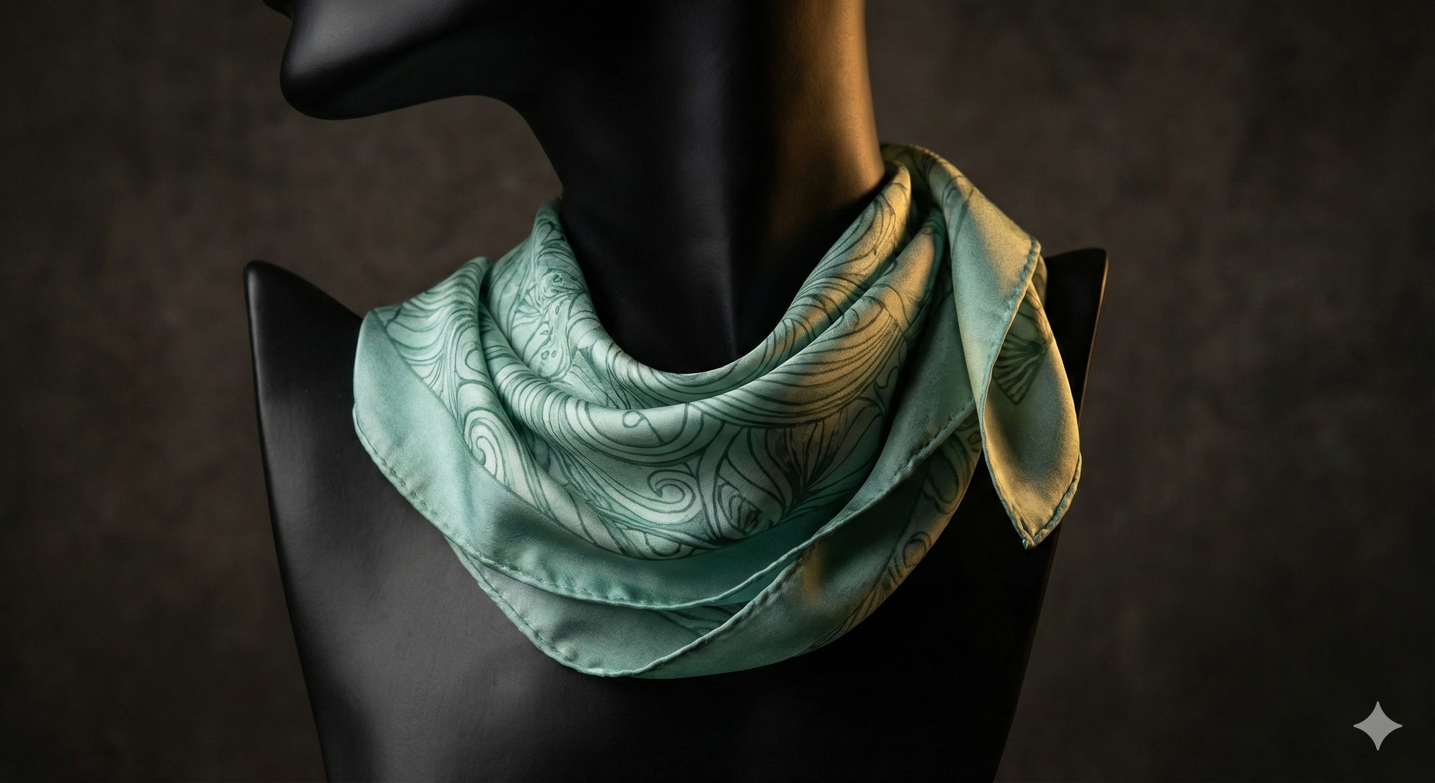 Seafoam Silk Scarf